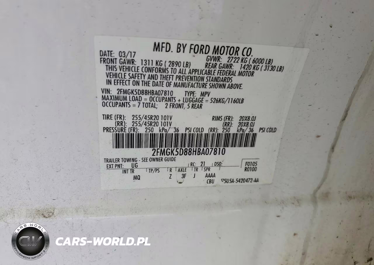 2017 Ford Flex Limited VIN:2FMGK5D88HBA07810 - 13