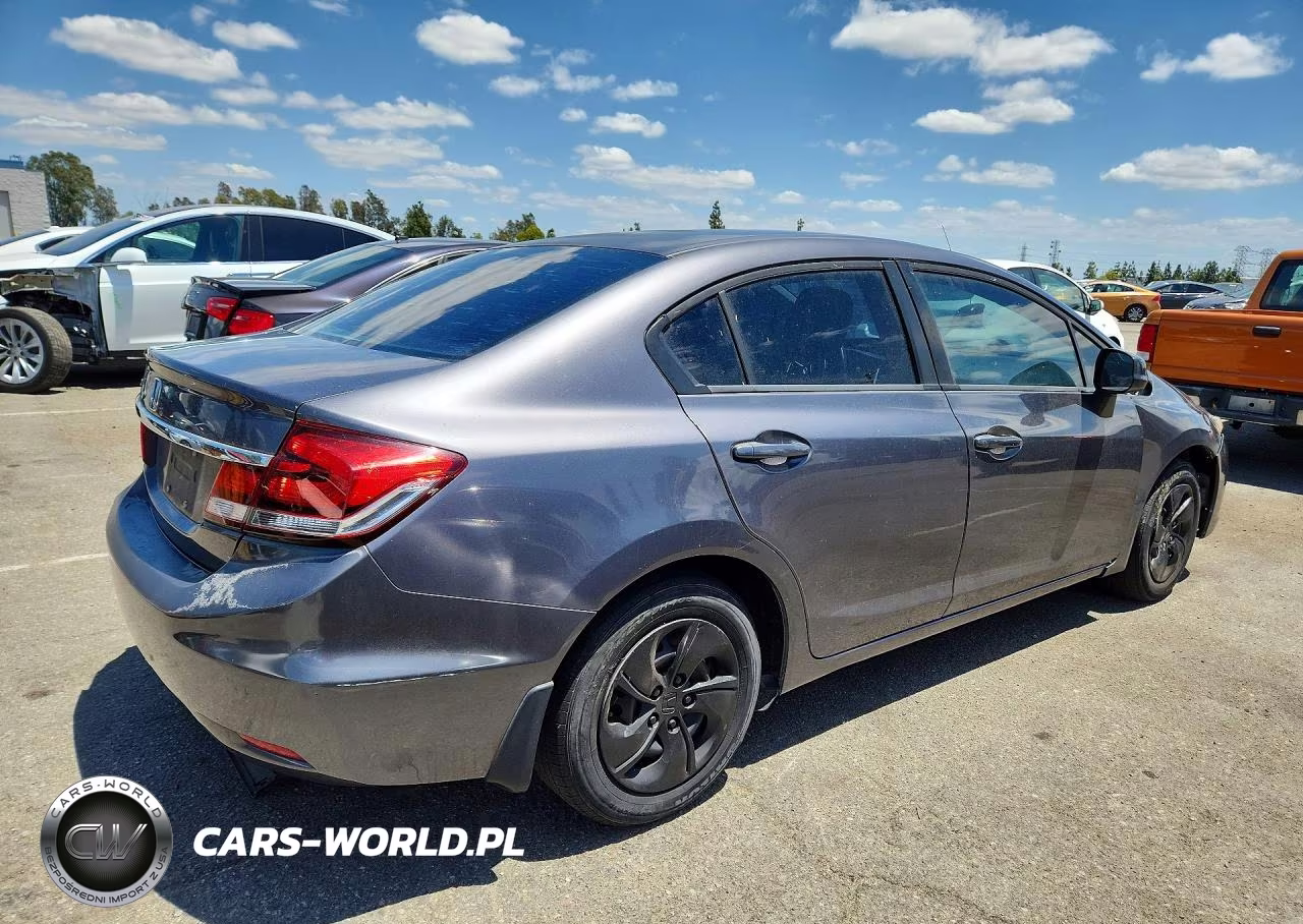 2014 Honda Civic Lx VIN:19XFB2F59EE005845 - 3
