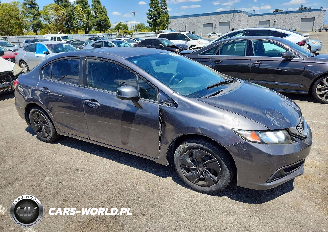 2014 Honda Civic Lx VIN:19XFB2F59EE005845 - 4