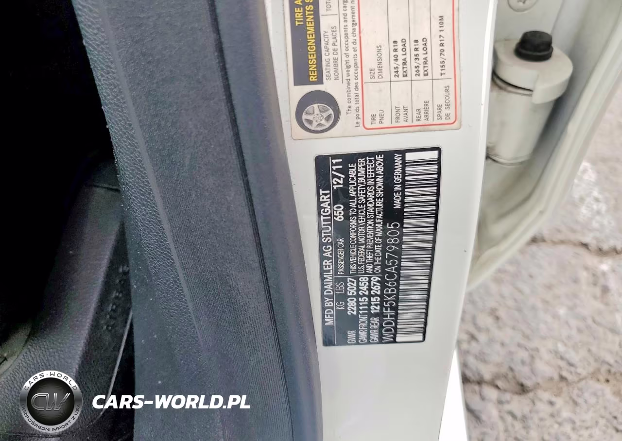 2012 Mercedes-Benz E 350 VIN:WDDHF5KB6CA579805 - 12