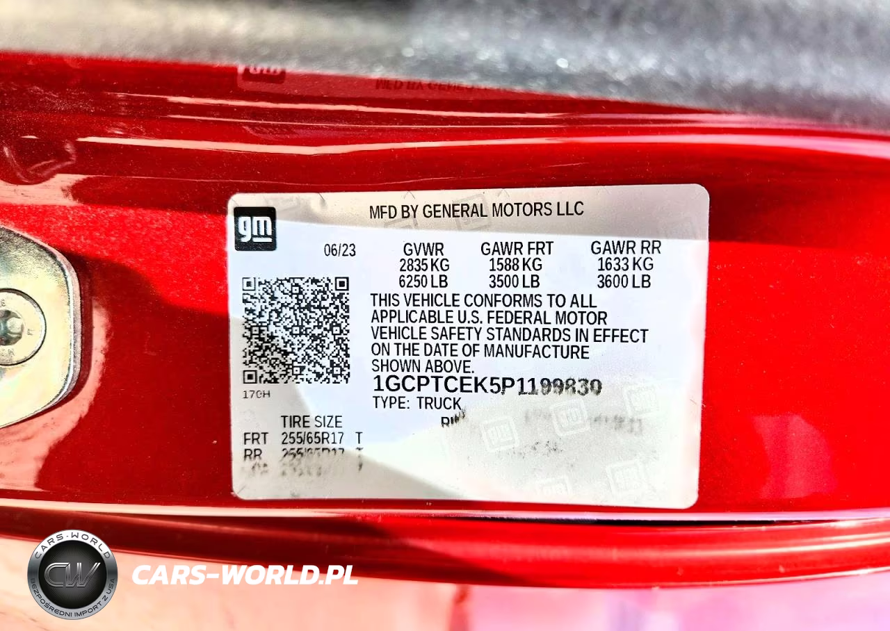 2023 Chevrolet Colorado Lt VIN:1GCPTCEK5P1199830 - 12