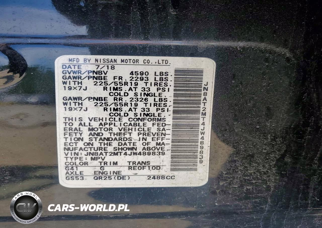 2018 Nissan Rogue Sl VIN:JN8AT2MT4JW489839 - 12