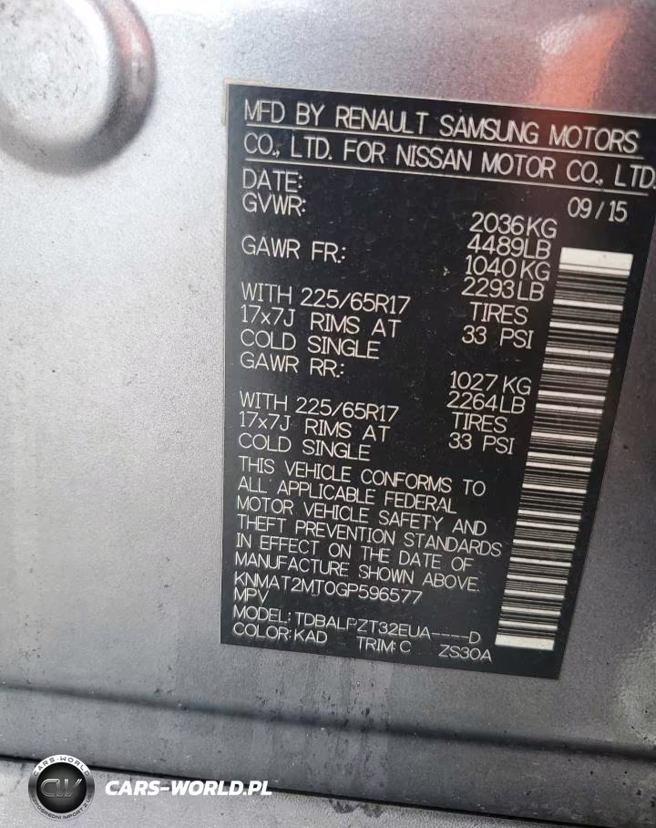 2016 Nissan Rogue S VIN:KNMAT2MT0GP596577 - 13