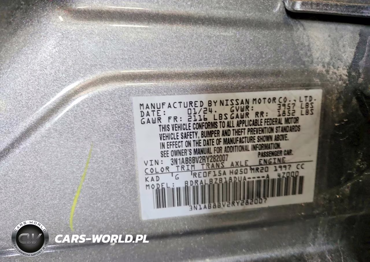 2024 Nissan Sentra S VIN:3N1AB8BV2RY282007 - 13