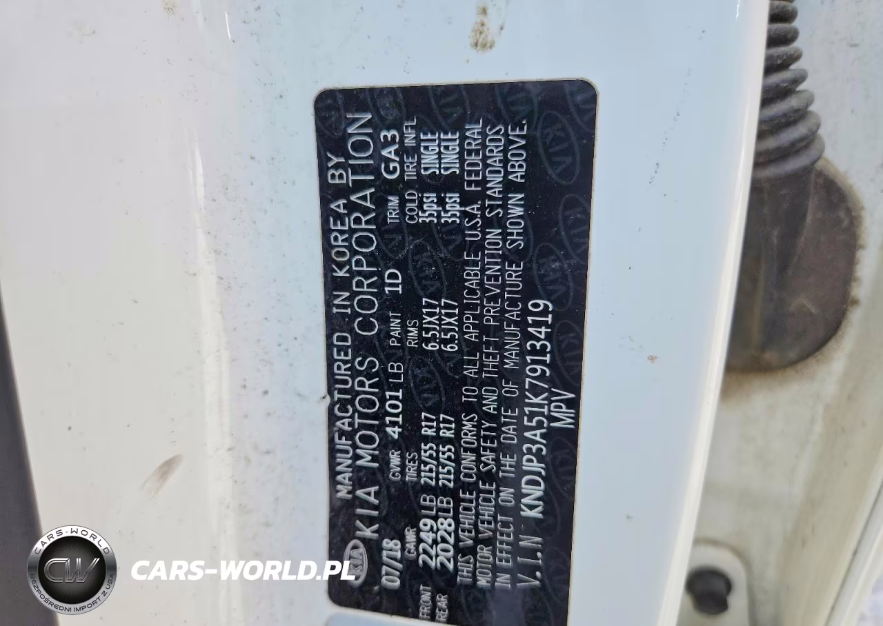 2019 Kia Soul + VIN:KNDJP3A51K7913419 - 13