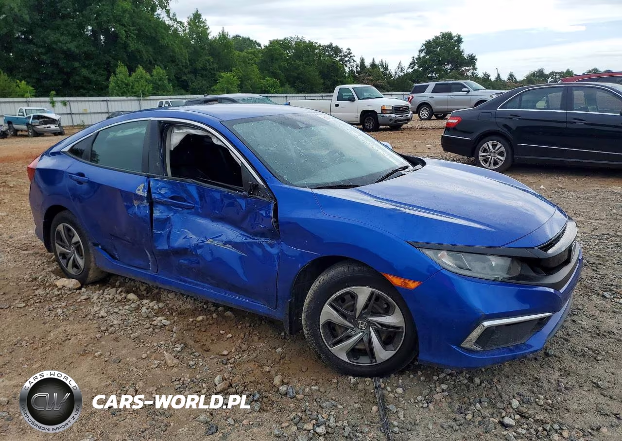 2019 Honda Civic Lx VIN:19XFC2F60KE025399 - 4