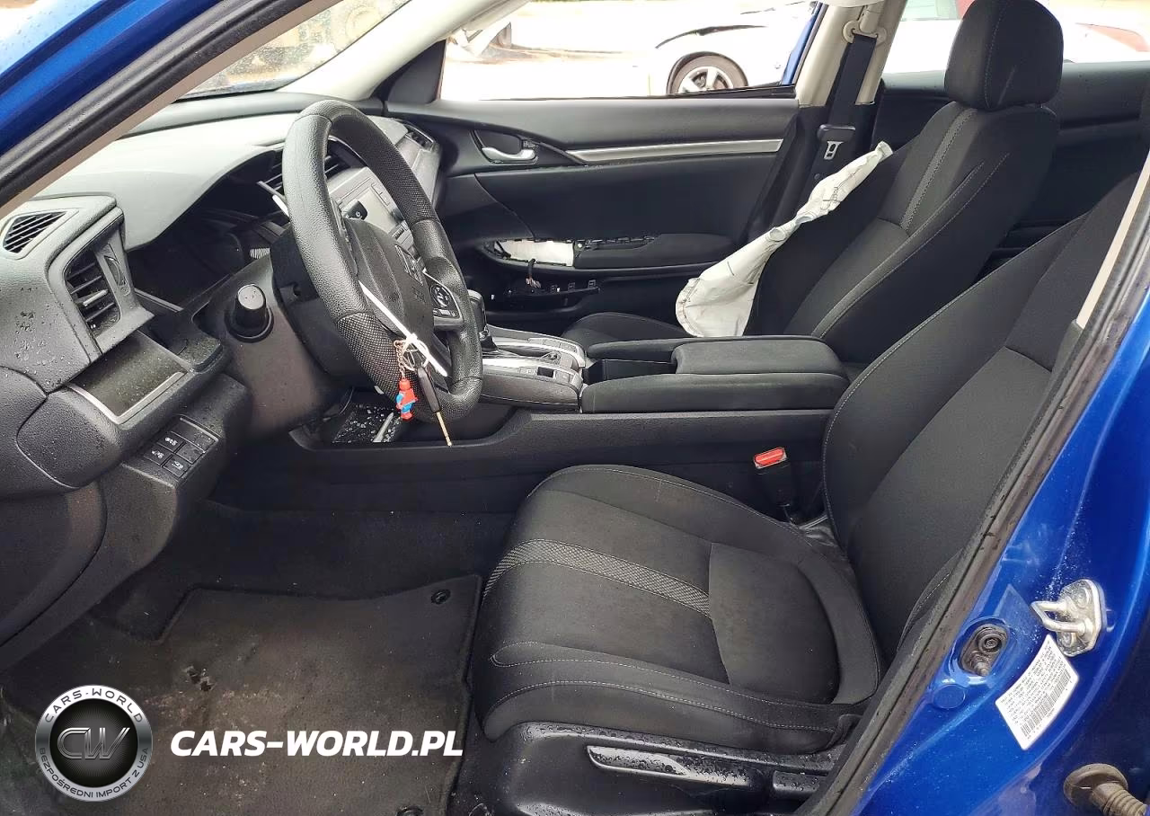 2019 Honda Civic Lx VIN:19XFC2F60KE025399 - 7