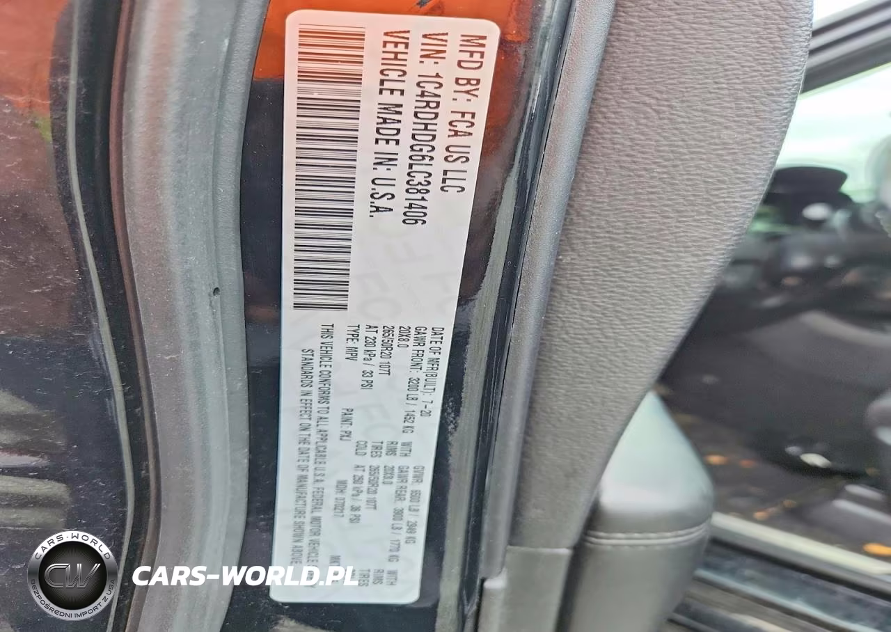 2020 Dodge Durango Gt VIN:1C4RDHDG6LC381406 - 14
