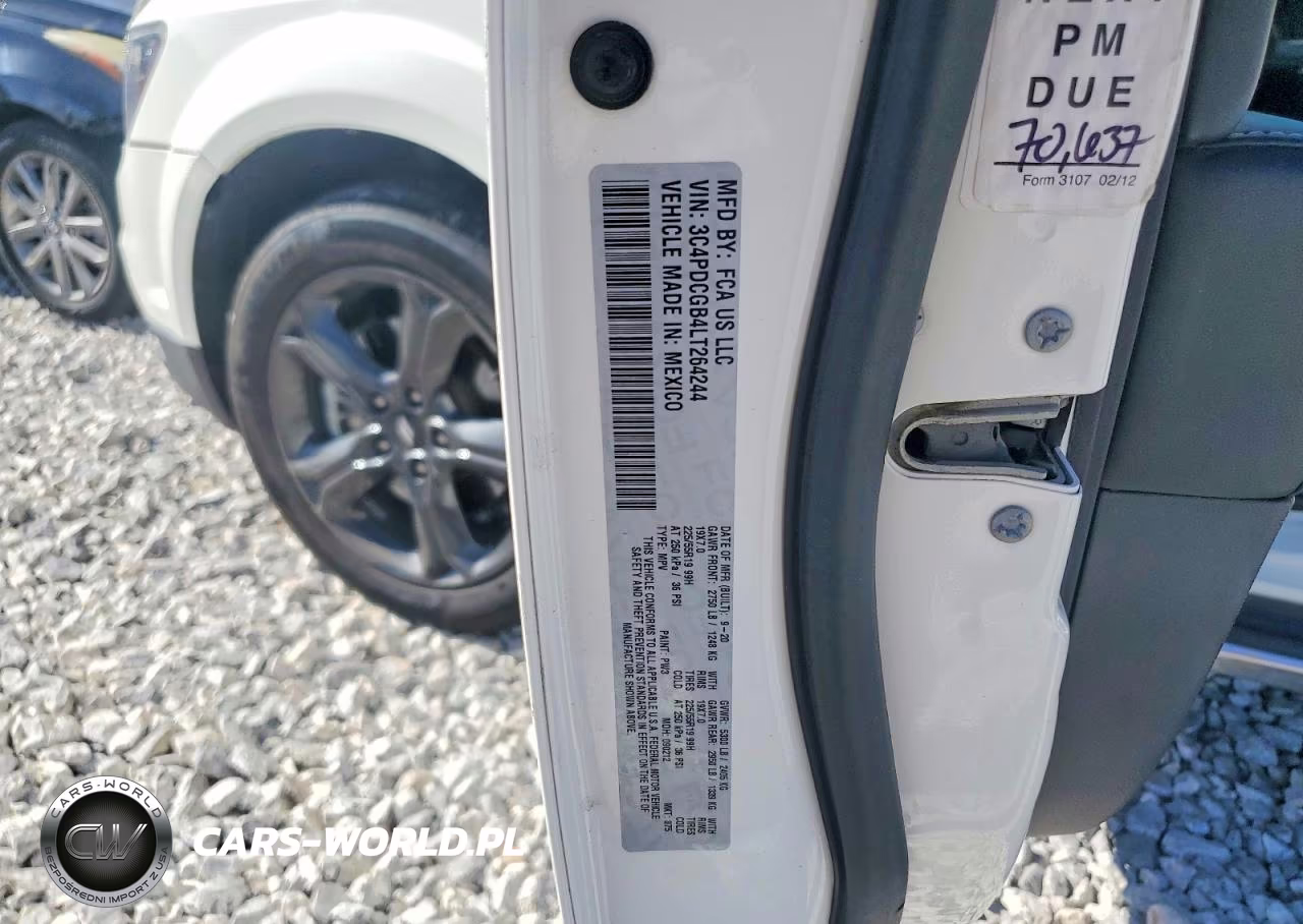 2020 Dodge Journey Crossroad VIN:3C4PDCGB4LT264244 - 13
