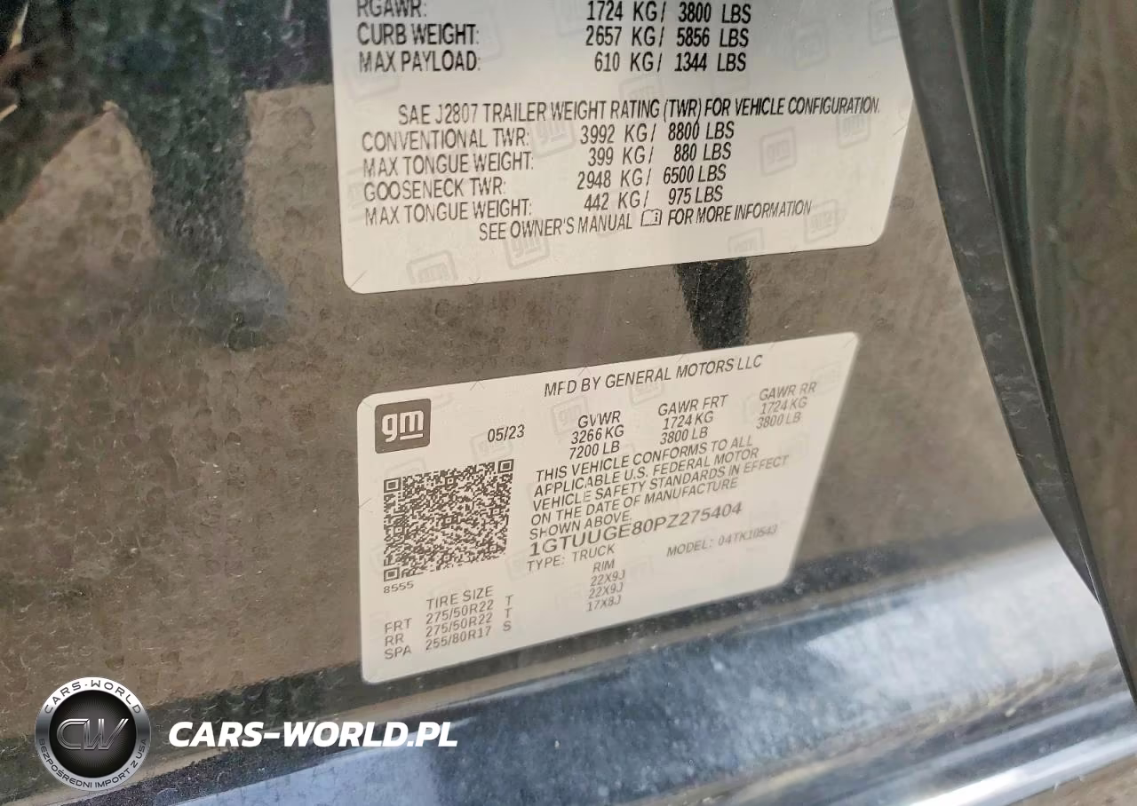 2023 GMC Sierra K1500 Denali VIN:1GTUUGE80PZ275404 - 13