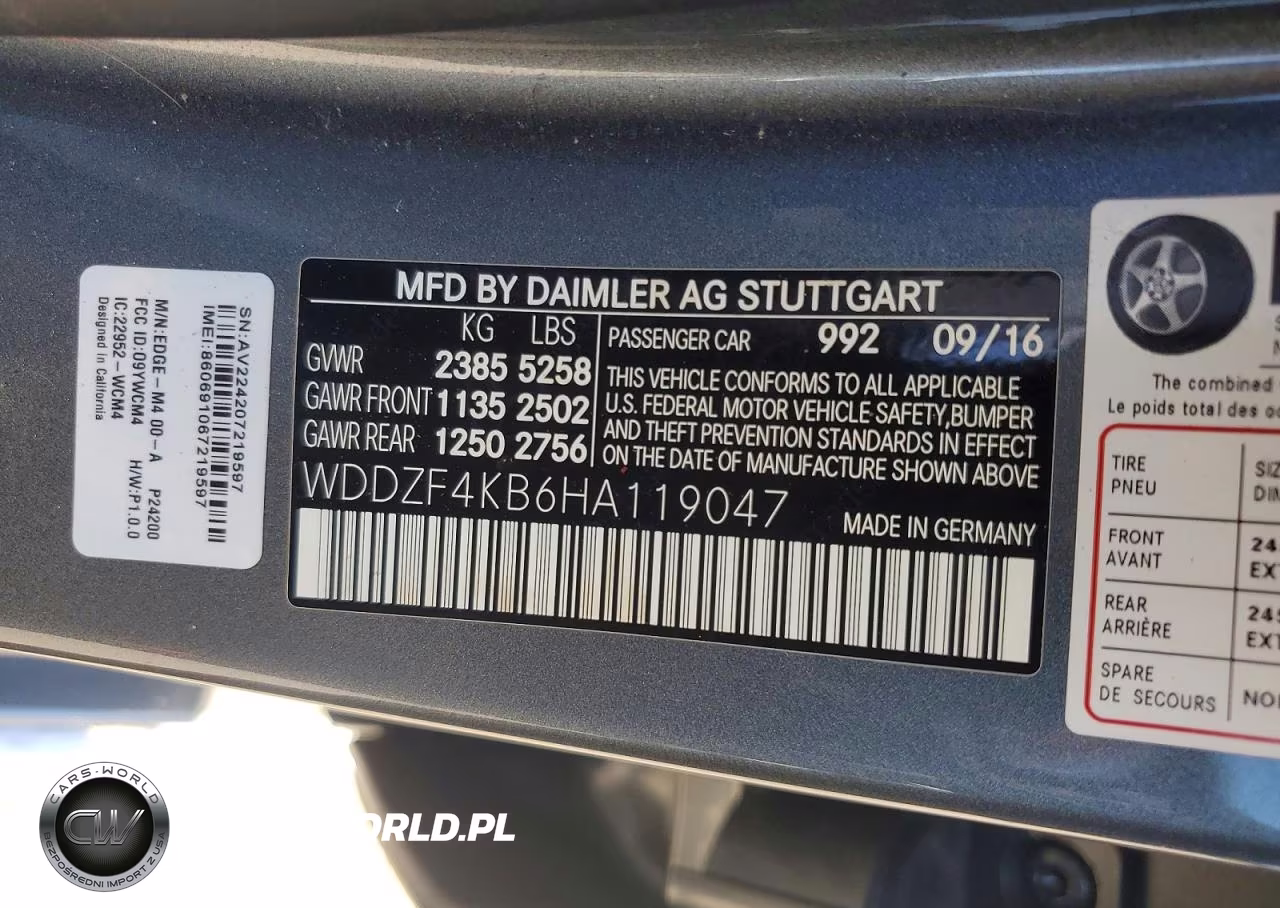 2017 Mercedes-Benz E 300 4Matic VIN:WDDZF4KB6HA119047 - 12