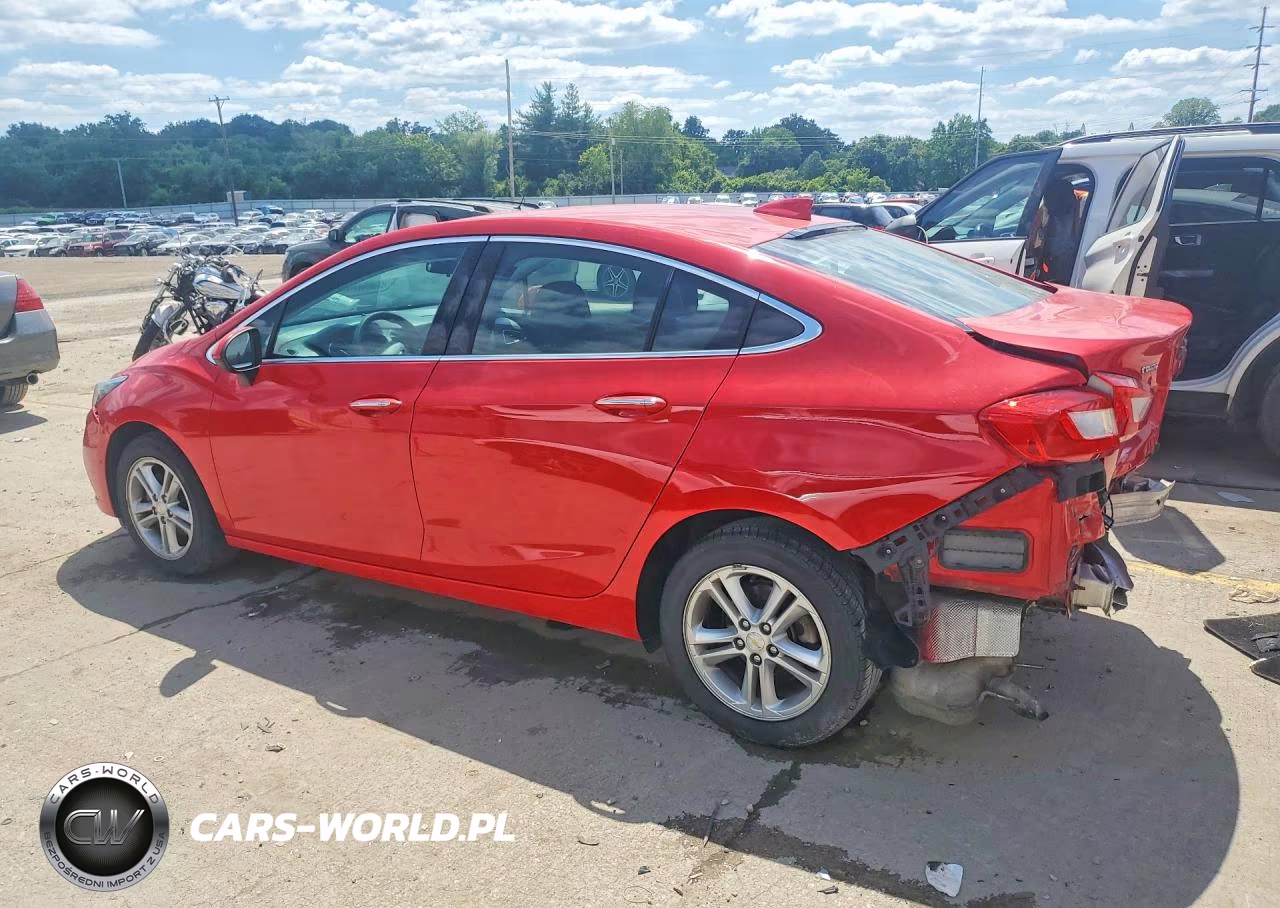 2017 Chevrolet Cruze Lt VIN:1G1BE5SM2H7188166 - 2