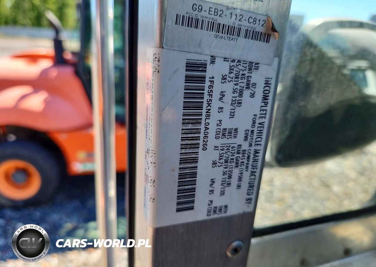 2020 Ford F59 Delivery Truck VIN:1F65F5KN8L0A06260 - 13