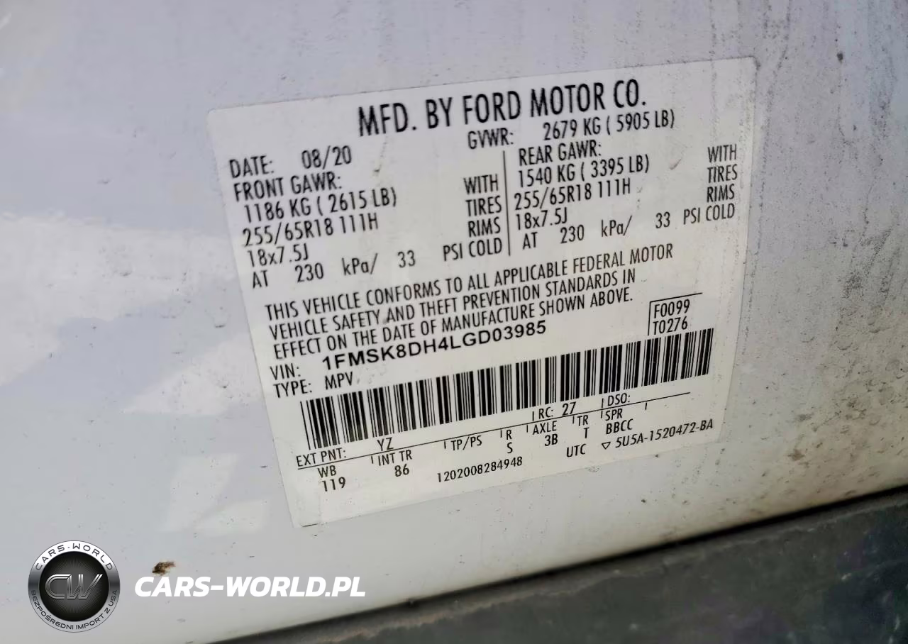 2020 Ford Explorer Xlt VIN:1FMSK8DH4LGD03985 - 13