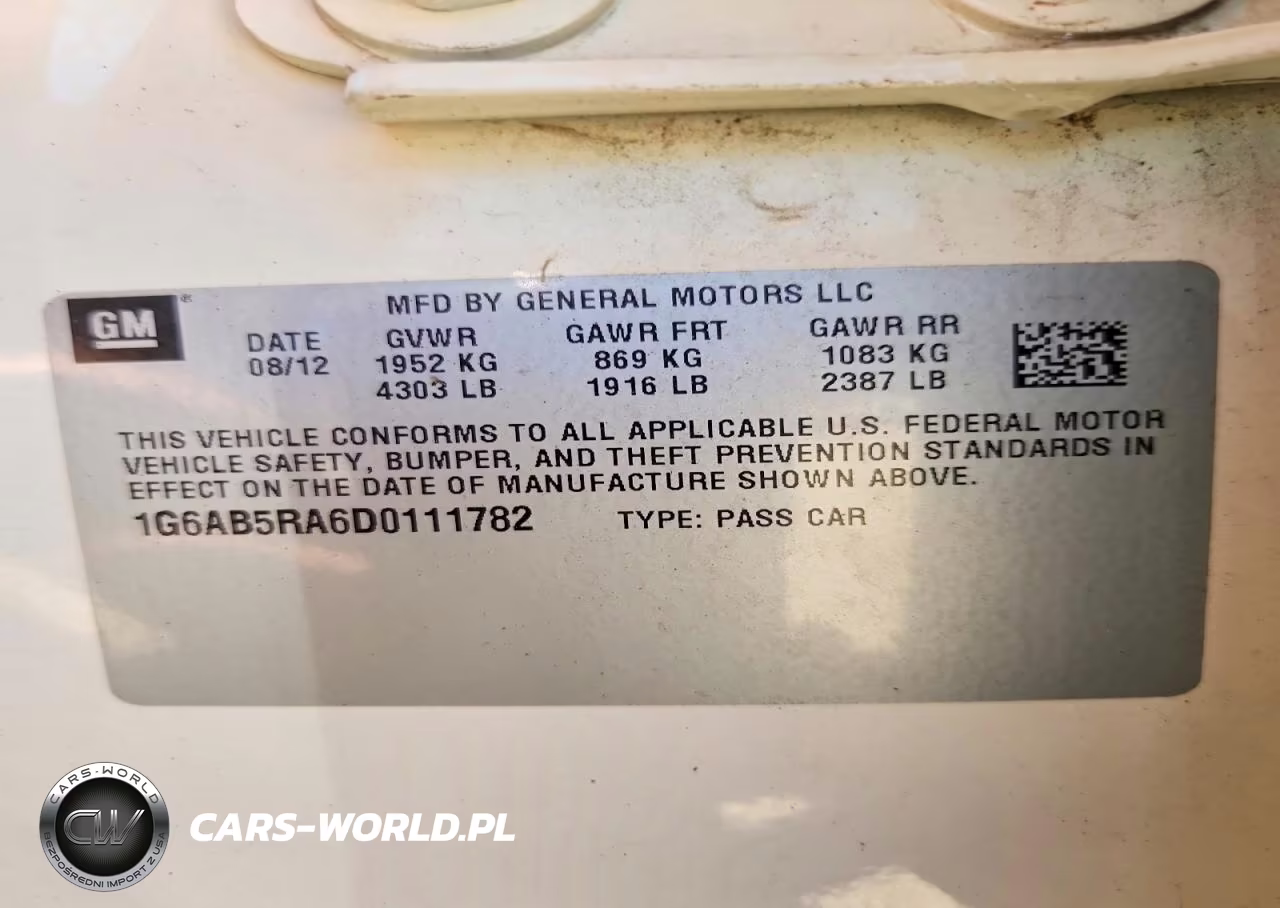 2013 Cadillac Ats Luxury VIN:1G6AB5RA6D0111782 - 12