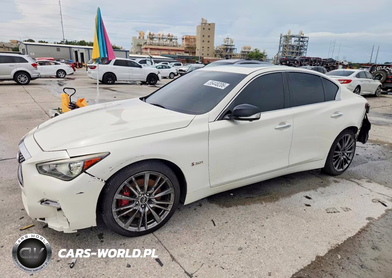 2019 INFINITI Q50 3.0T RED SPORT 400 VIN:JN1FV7AR6KM800091 - 1