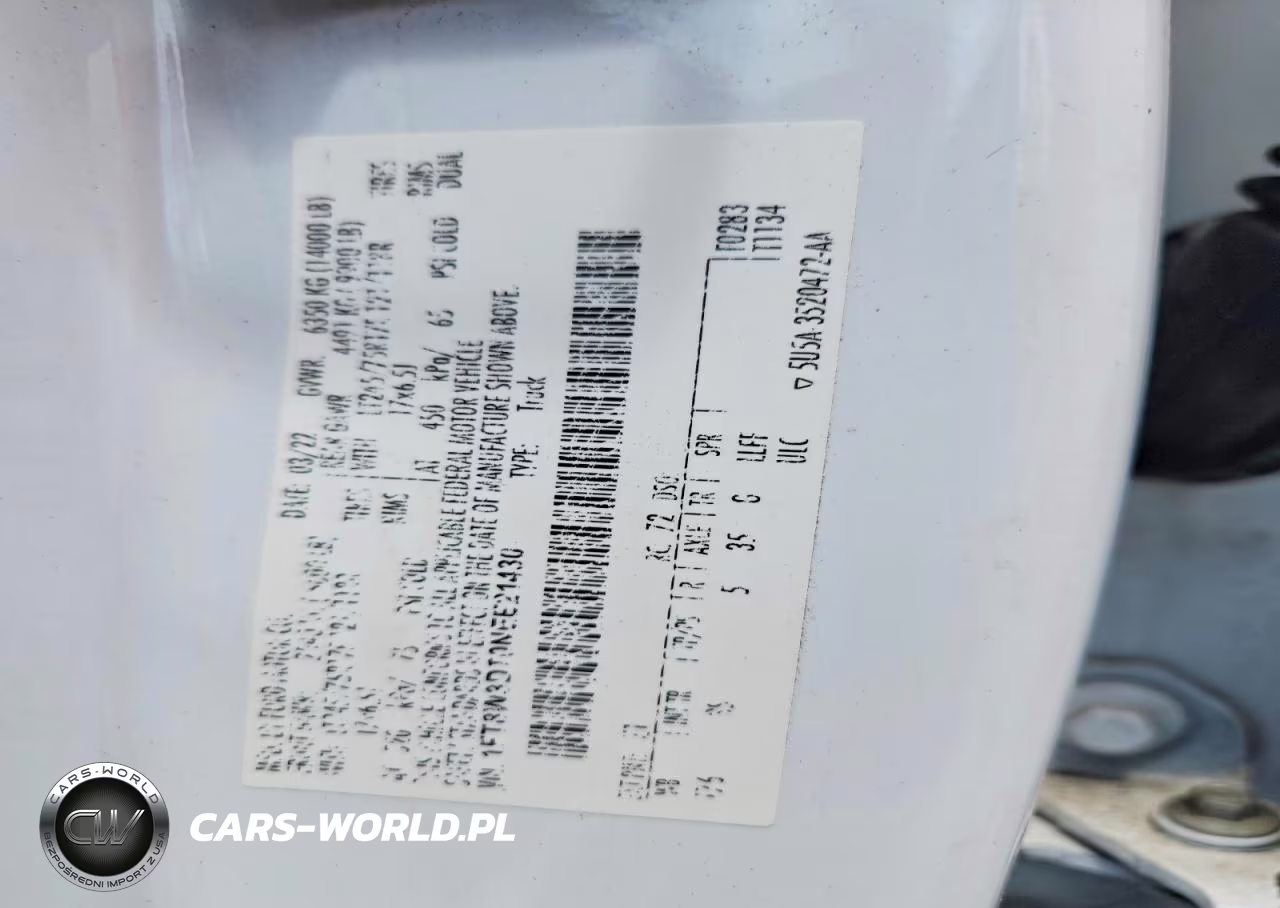 2022 Ford F350 Super Duty VIN:1FT8W3DT0NEE21430 - 13