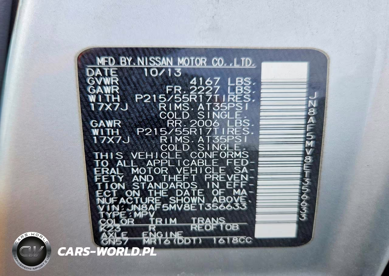 2014 Nissan Juke Sl VIN:JN8AF5MV8ET356633 - 12