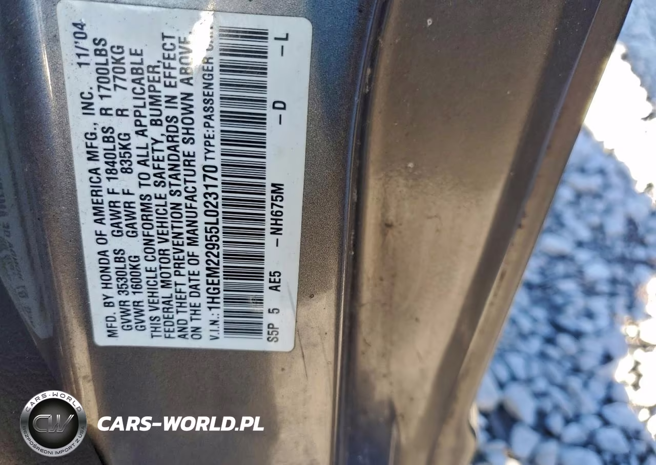 2005 Honda Civic VIN:1HGEM22955L023170 - 12