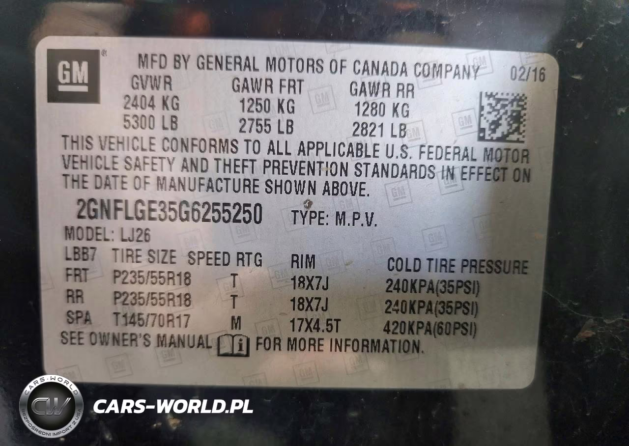 2016 Chevrolet Equinox Ltz VIN:2GNFLGE35G6255250 - 12