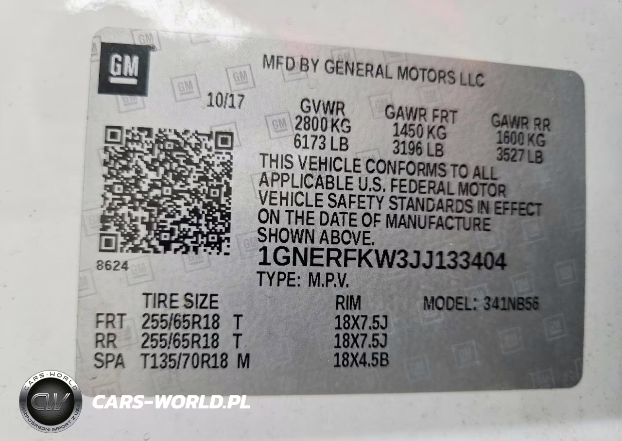 2018 Chevrolet Traverse Ls VIN:1GNERFKW3JJ133404 - 13