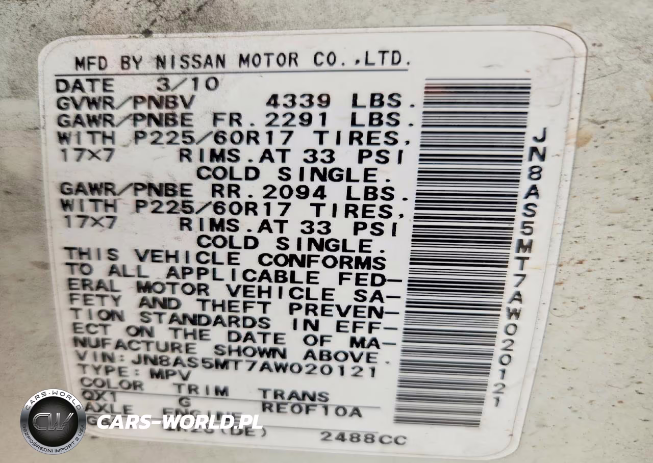 2010 Nissan Rogue Sl VIN:JN8AS5MT7AW020121 - 14