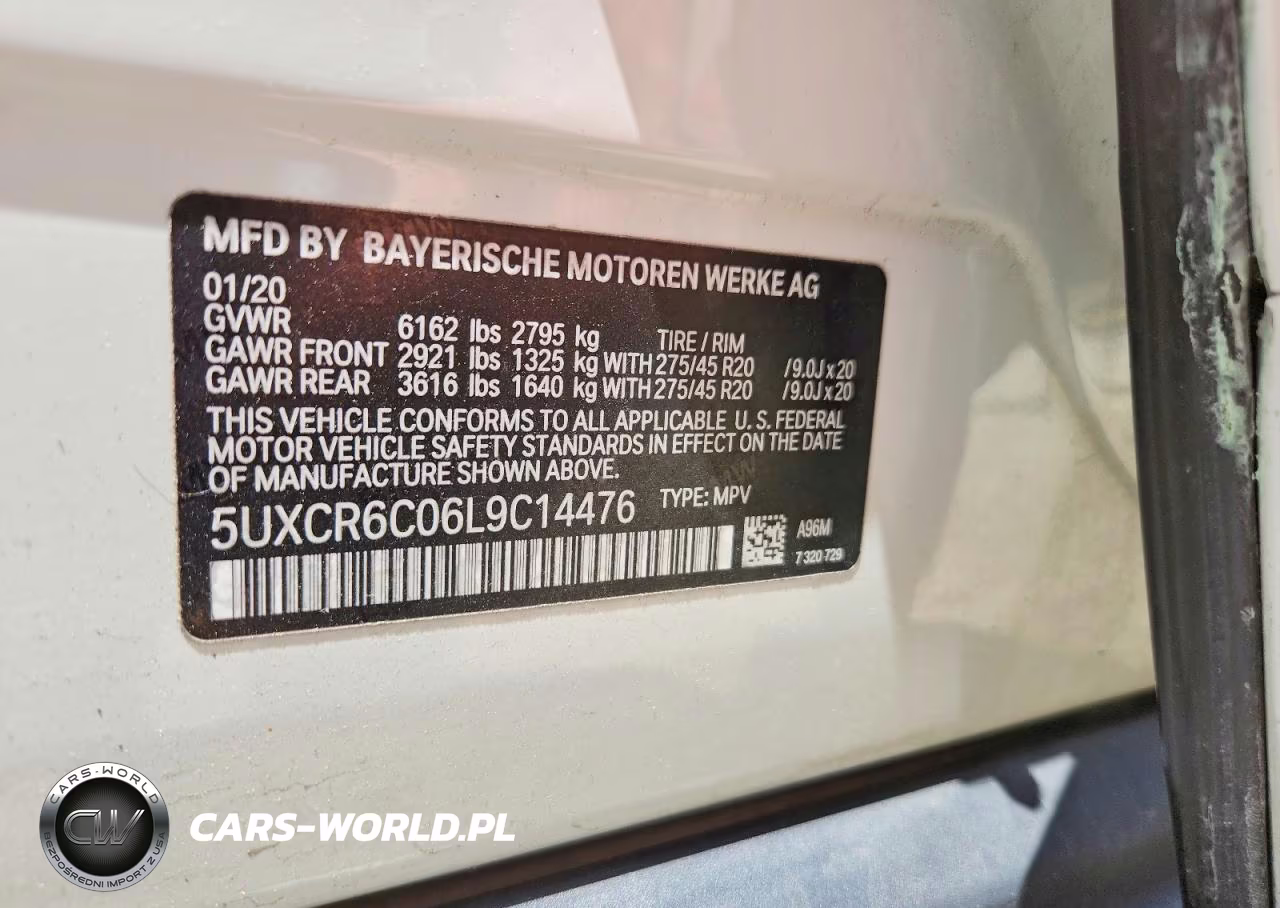 2020 BMW X5 xDrive40I VIN:5UXCR6C06L9C14476 - 13