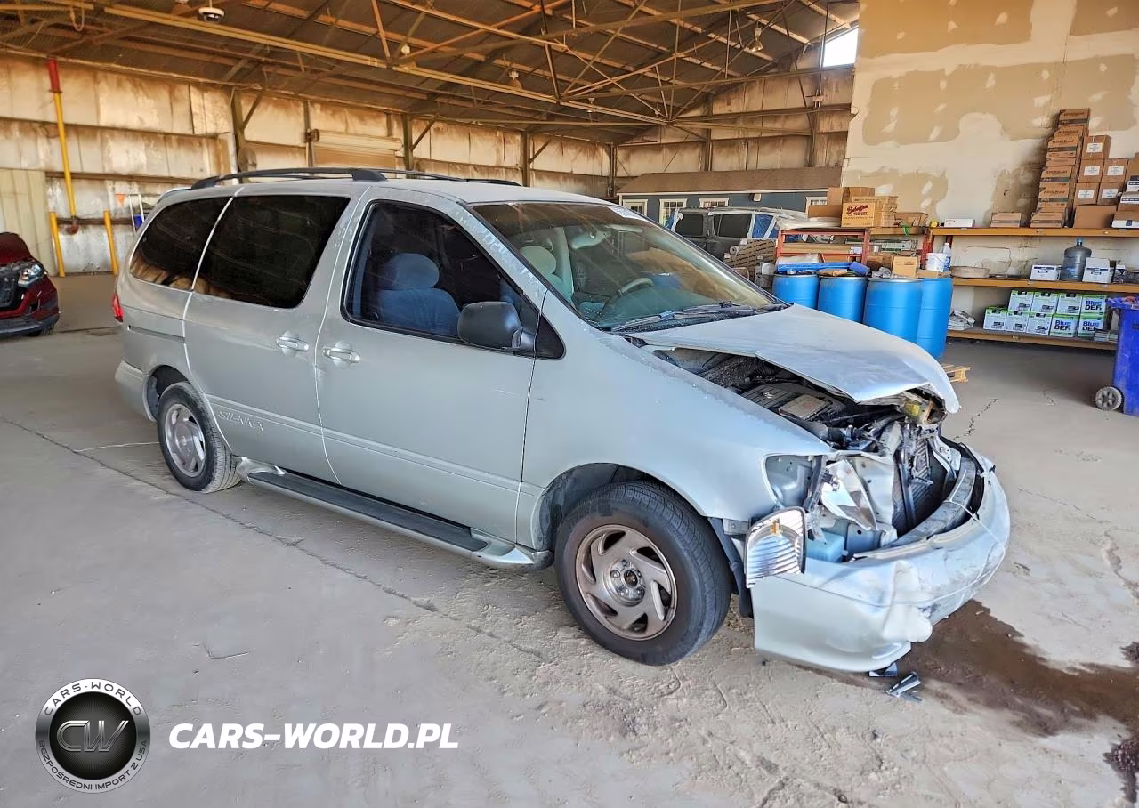 2002 Toyota Sienna Le VIN:4T3ZF13C82U475587 - 4