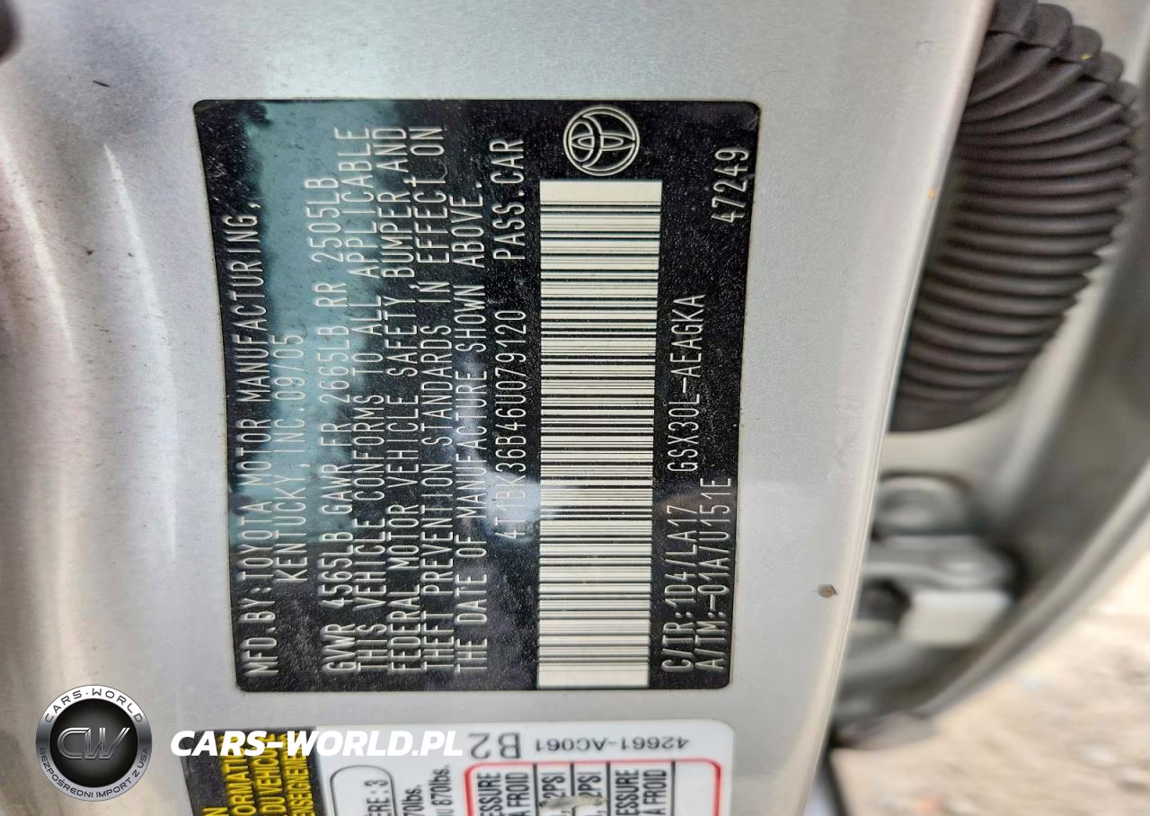 2006 Toyota Avalon Xls VIN:4T1BK36B46U079120 - 13