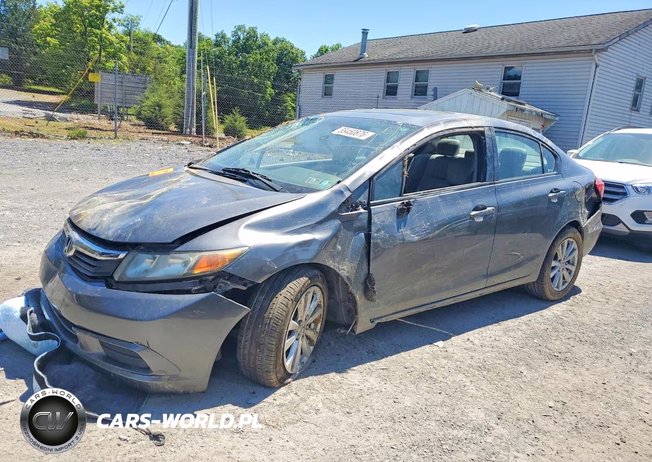 2012 Honda Civic Exl VIN:2HGFB2F99CH319100 - 1