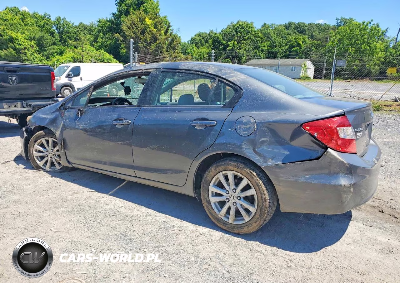 2012 Honda Civic Exl VIN:2HGFB2F99CH319100 - 2