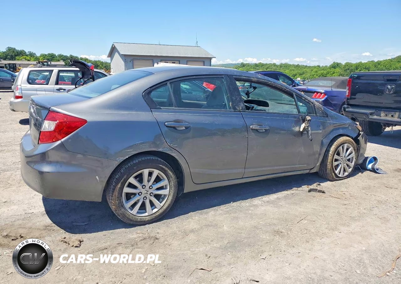 2012 Honda Civic Exl VIN:2HGFB2F99CH319100 - 3