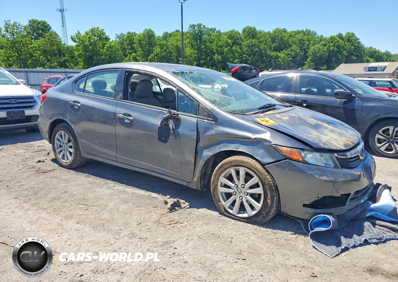 2012 Honda Civic Exl VIN:2HGFB2F99CH319100 - 4