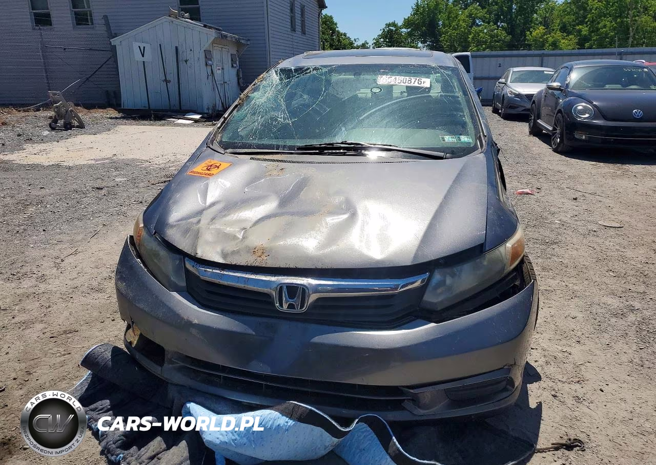 2012 Honda Civic Exl VIN:2HGFB2F99CH319100 - 5