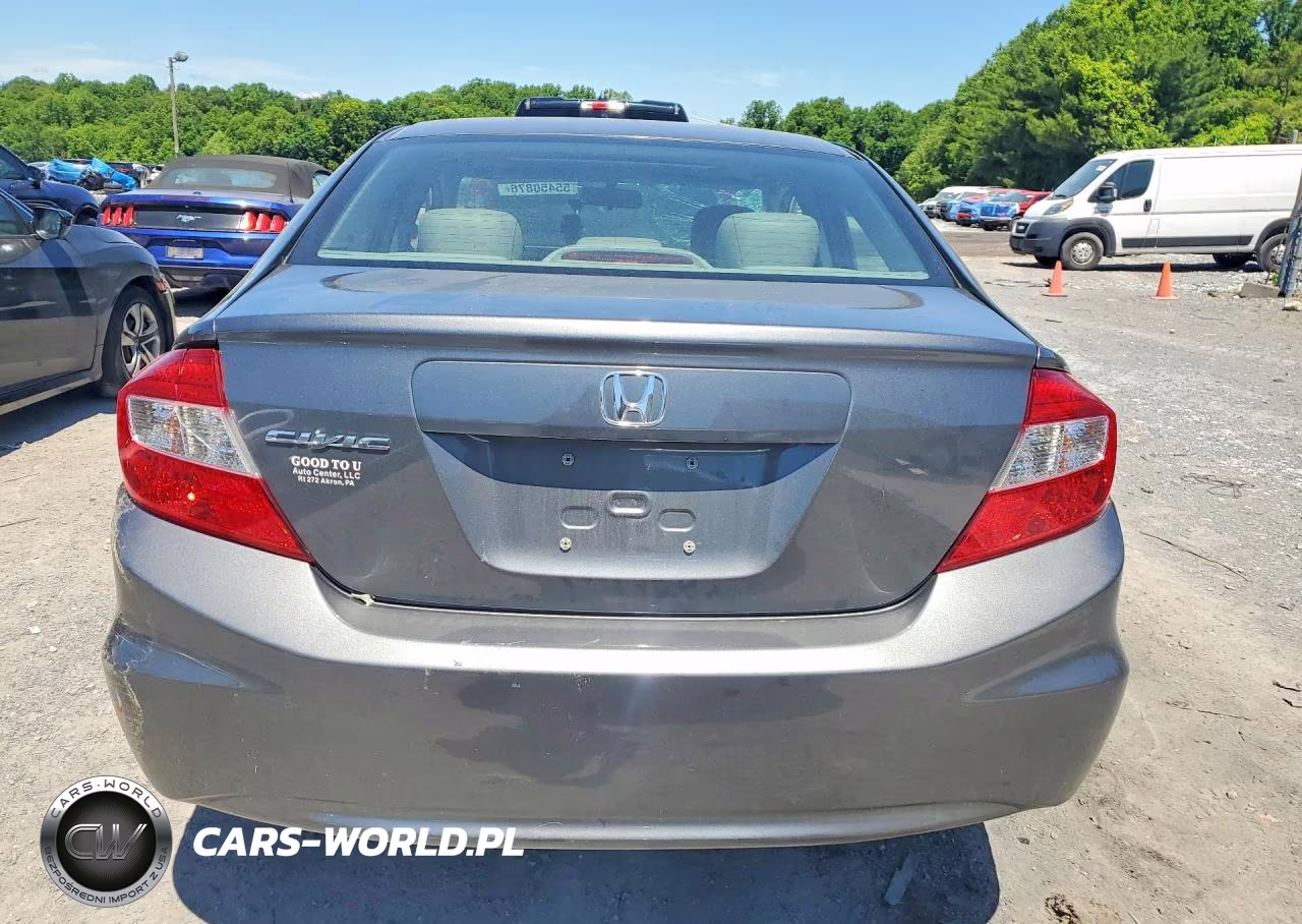 2012 Honda Civic Exl VIN:2HGFB2F99CH319100 - 6