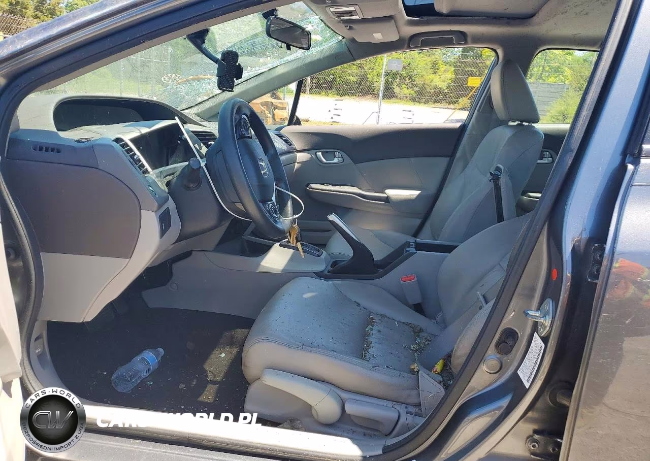 2012 Honda Civic Exl VIN:2HGFB2F99CH319100 - 7