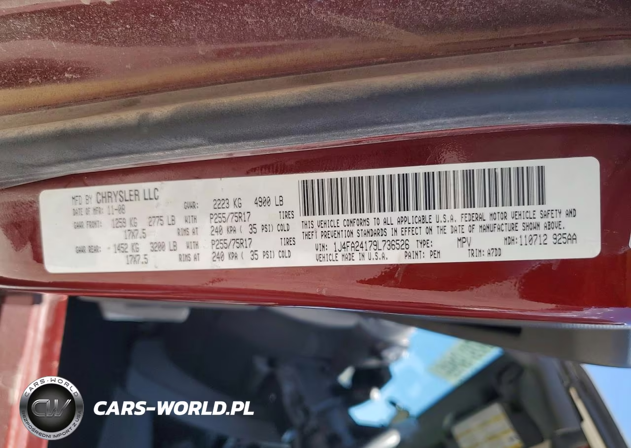 2009 Jeep Wrangler X VIN:1J4FA24179L736526 - 12