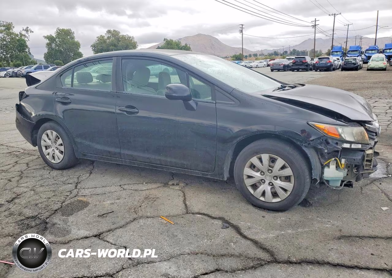2012 Honda Civic Lx VIN:19XFB2F52CE335615 - 4