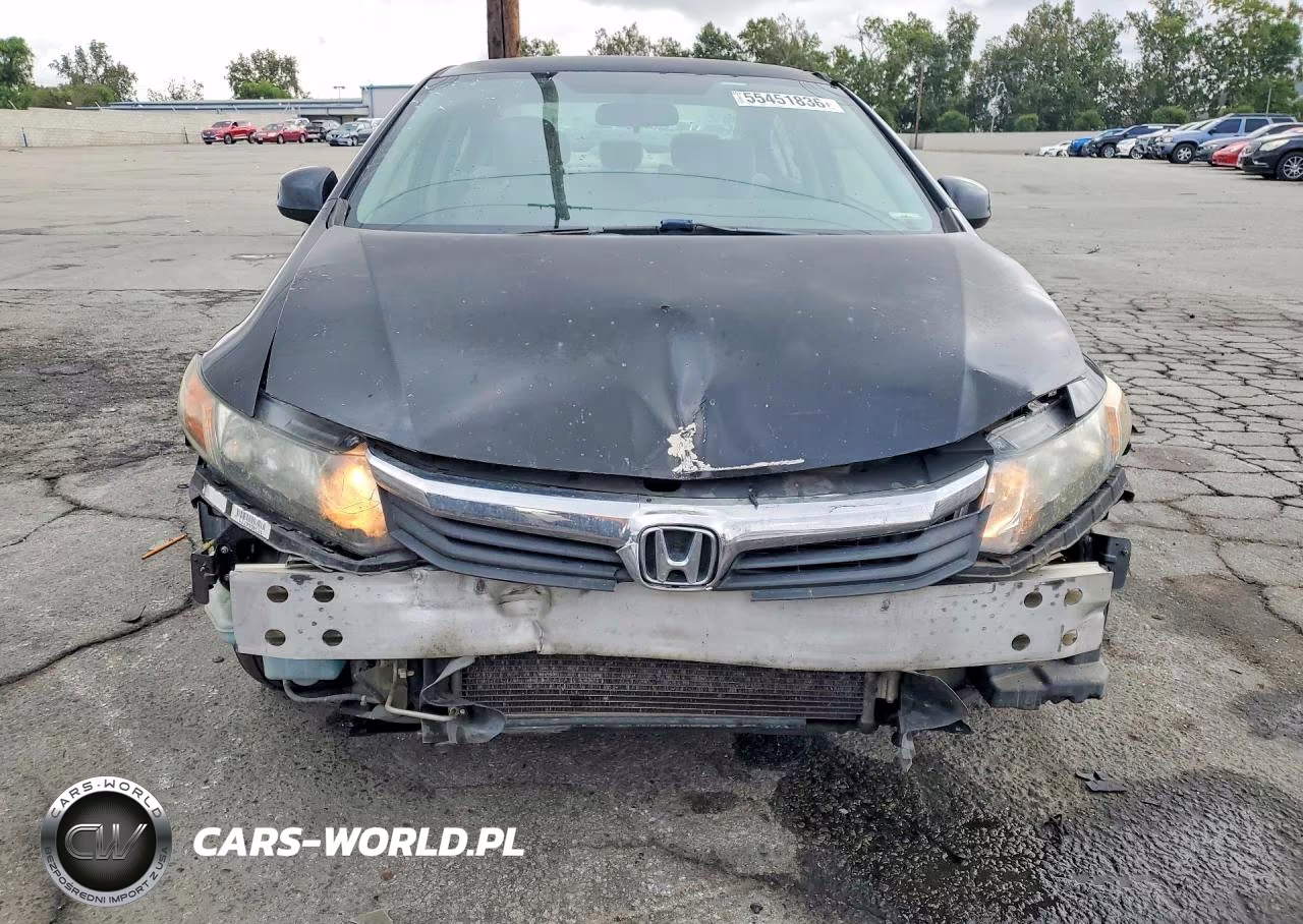 2012 Honda Civic Lx VIN:19XFB2F52CE335615 - 5