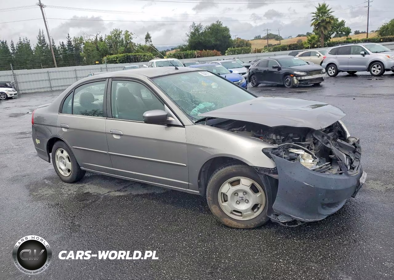 2005 Honda Civic Hybrid VIN:JHMES96675S008123 - 4