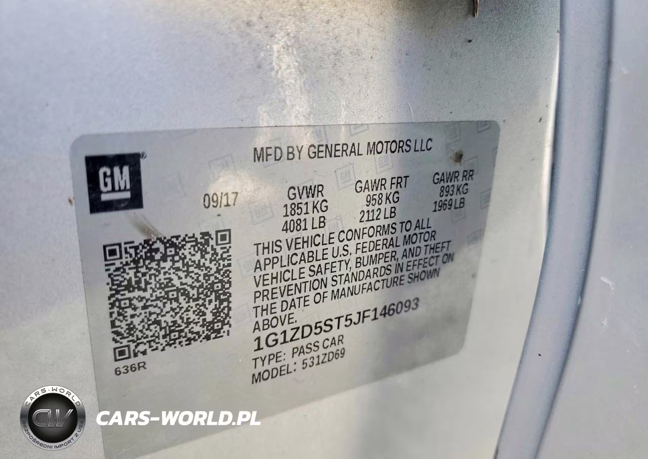 2018 Chevrolet Malibu Lt VIN:1G1ZD5ST5JF146093 - 12