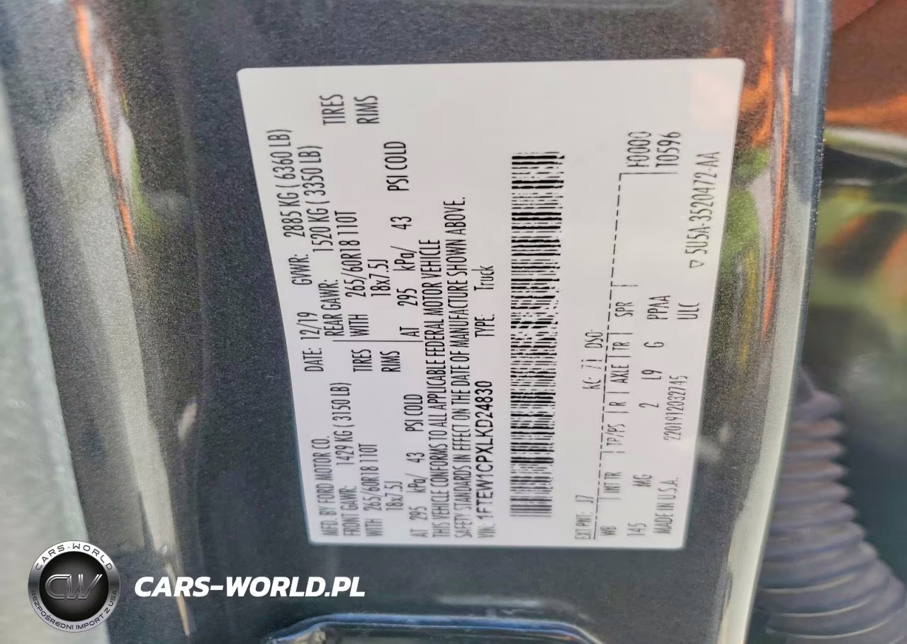 2020 Ford F150 Supercrew VIN:1FTEW1CPXLKD24830 - 13