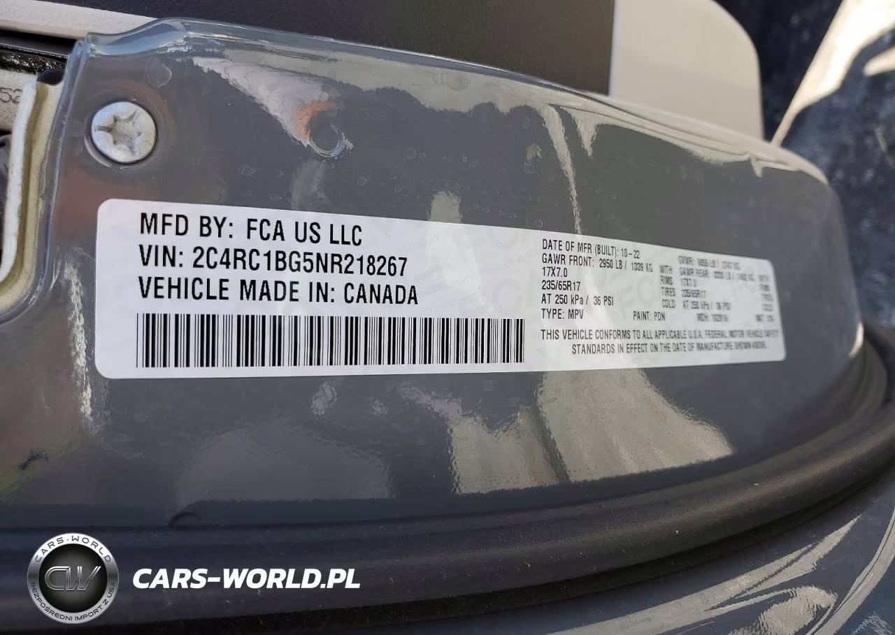 2022 Chrysler Pacifica Touring L VIN:2C4RC1BG5NR218267 - 12