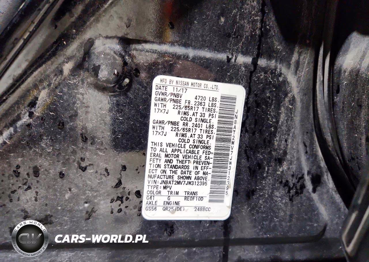 2018 Nissan Rogue Sv VIN:JN8AT2MV7JW312395 - 13