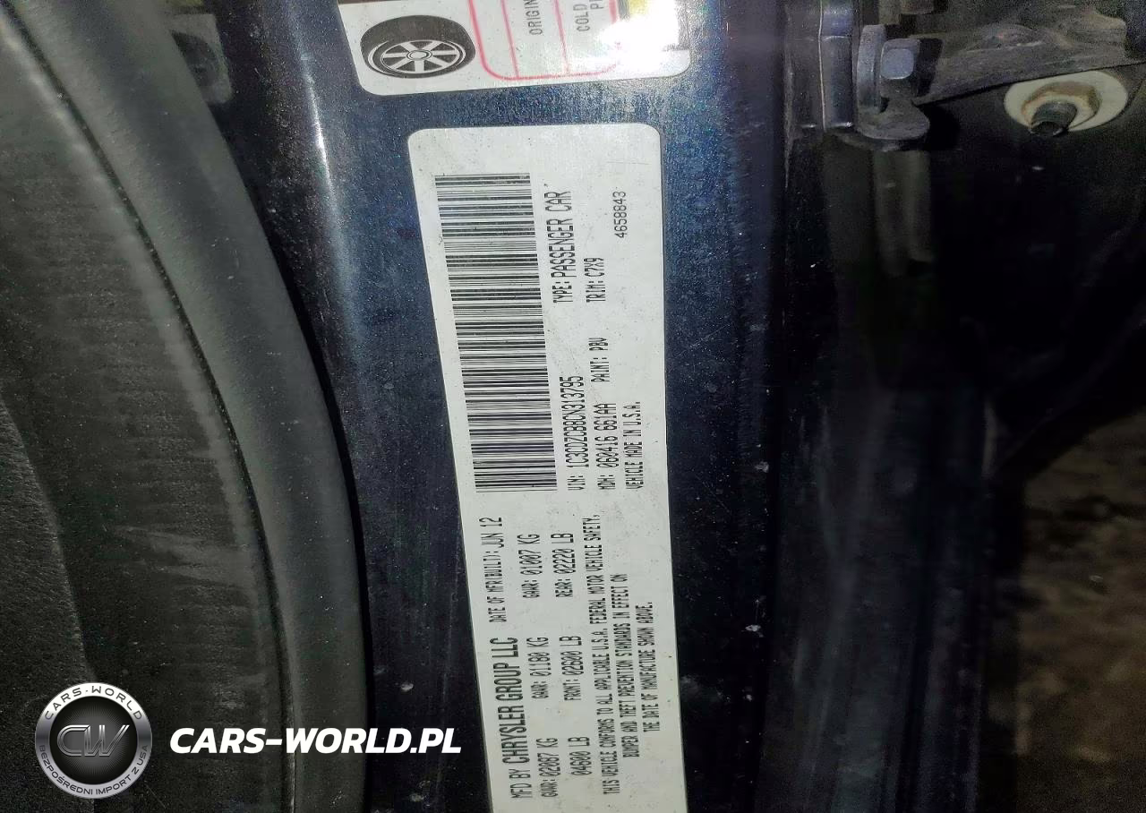 2012 Dodge Avenger Sxt VIN:1C3CDZCB8CN313795 - 12