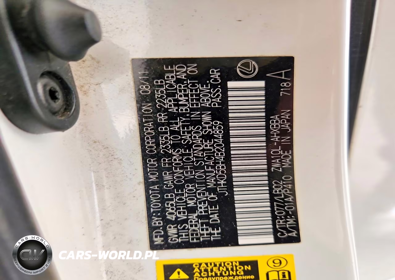 2011 Lexus Ct 200 VIN:JTHKD5BH4B2044859 - 12