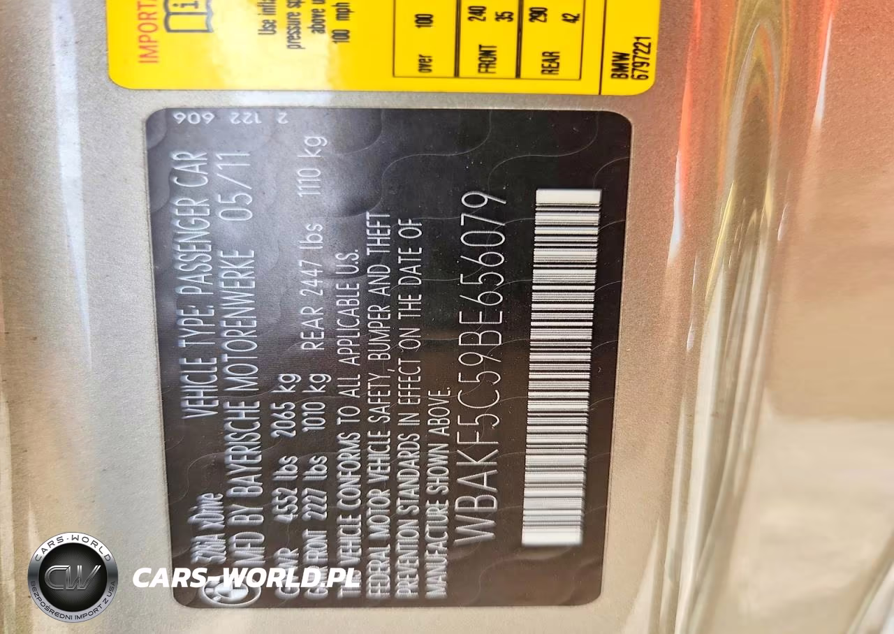 2011 BMW 328 Xi Sulev VIN:WBAKF5C59BE656079 - 12