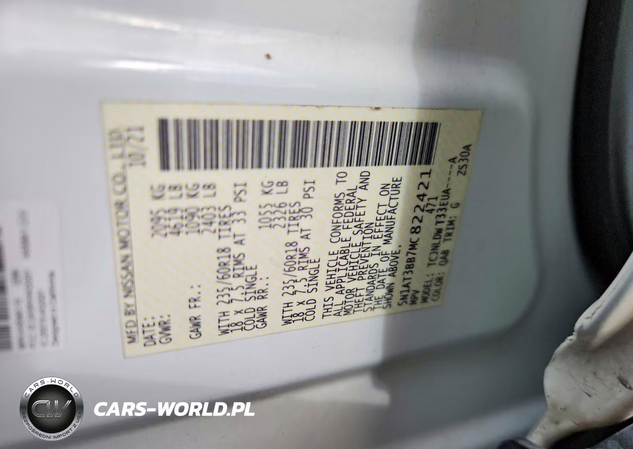 2021 Nissan Rogue Sv VIN:5N1AT3BB7MC822421 - 14