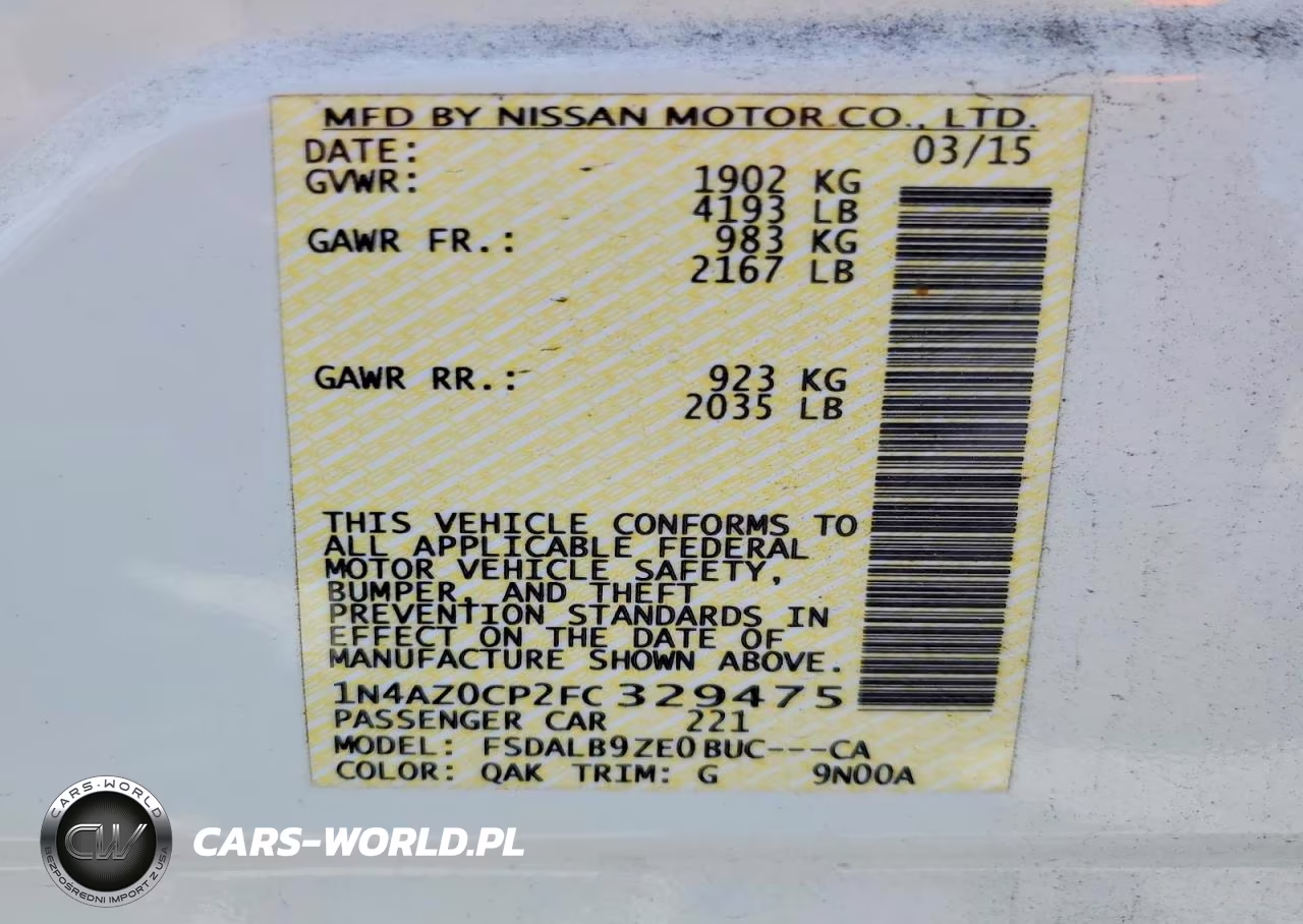 2015 Nissan Leaf S VIN:1N4AZ0CP2FC329475 - 13