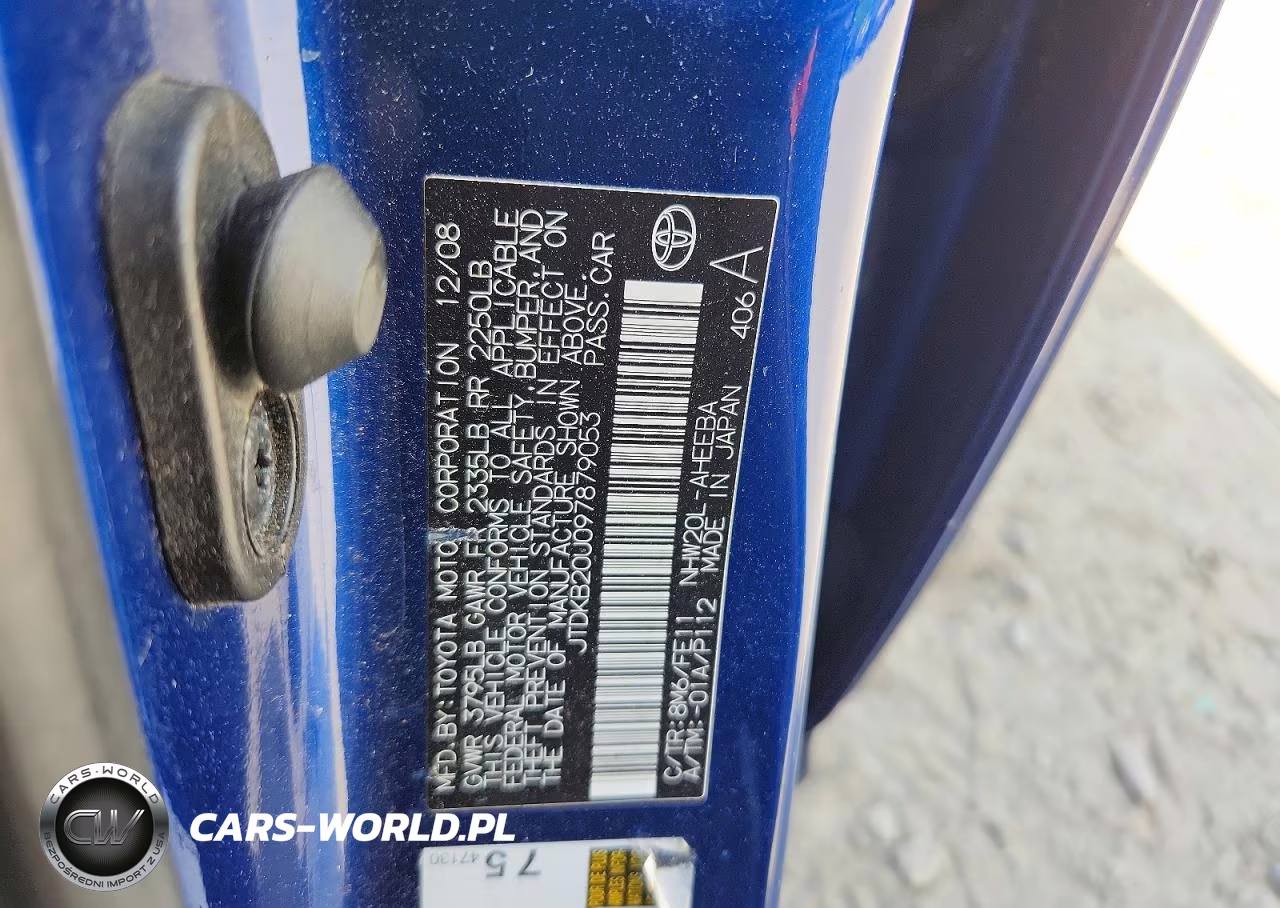 2009 Toyota Prius Base VIN:JTDKB20U097879053 - 12